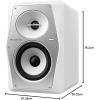 imagePioneer DJ VM50 525inch Active Monitor Speaker  WhiteWhite