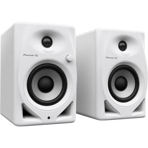 imagePioneer DJ DM40DBTW 4inch Desktop Active Monitor Speaker with Bluetooth  WhiteDM40DW