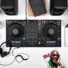 imagePioneer DJ DDJFLX6 4deck Rekordbox and Serato DJ ControllerBlack