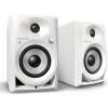 imagePioneer DJ DM40BT Desktop Monitor System with Bluetooth Functionality 4Inch Pair WhiteWhite