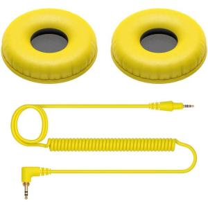 imagePioneer DJ HDJCUE1 Curl Cord Earpads HCCP08Y YellowHCCP08Y Yellow